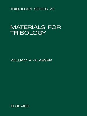 cover image of Materials for Tribology